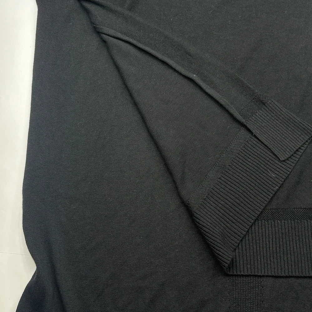 Lululemon Be At Ease Poncho Black One Size OS Women's Cashmere Blend